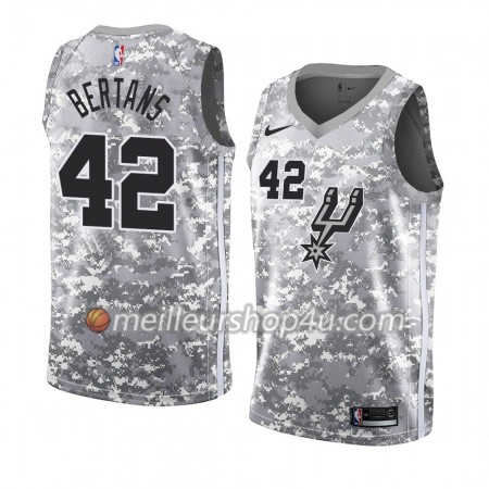 Maillot Basket Homme San Antonio Spurs Davis Bertans 42 2018-19 Nike Gris Swingman